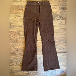 Super cute brown corduroy jeans
